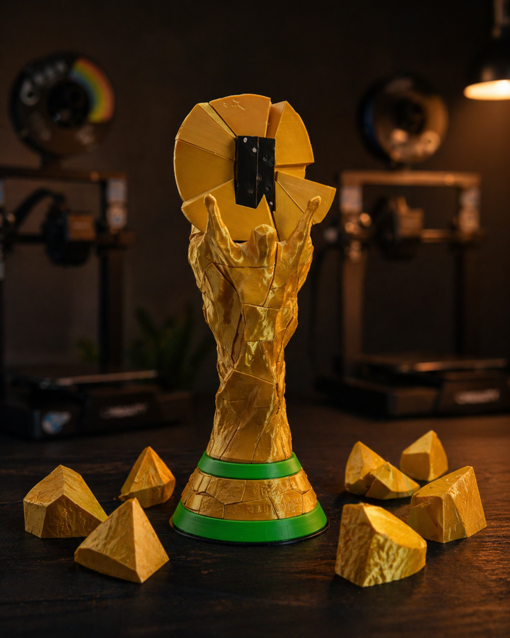 World Cup Puzzle STL impreso en 3D